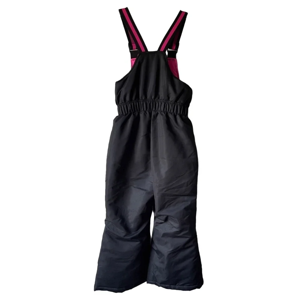 Swiss Tech Snow Pants Girls 5 Insulated Adjustable Bib Overalls Ski‎ Snow Black